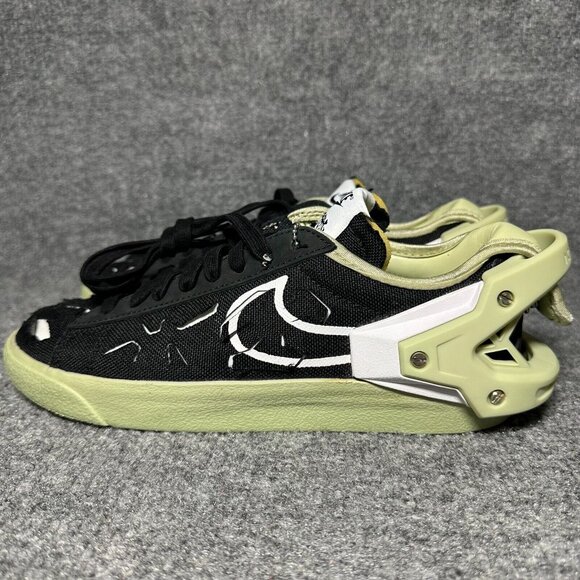 Nike Blazer Low Acronym Black Olive Aura Mens Shoes Sneakers DO9373-001 Size 5 main image 4